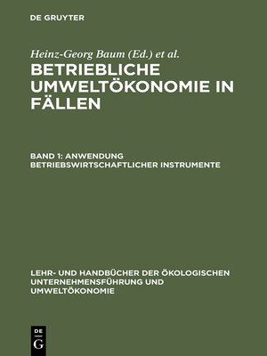 cover image of Anwendung betriebswirtschaftlicher Instrumente